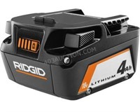 Ridgid 18V 4.0AH Li-Ion Battery Pack - NEW $125