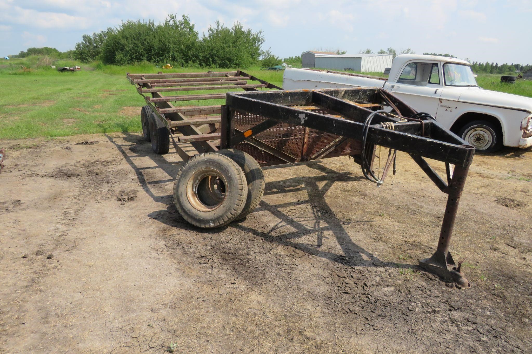 16'X8' GOOSE NECK TRAILER (FARM USE ONLY)