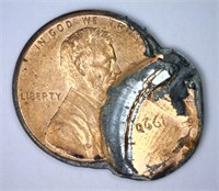 1990 Lincoln Cent Double Struck Off Center Error