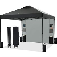Tunbne 10'x10' 1-Person Setup Pop Up Canopy Tent w