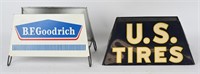 US TIRES & BF GOODRICH TIRE DISPLAY STAND