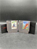 Pair of 1990’s Nintendo NES Game Cartridges