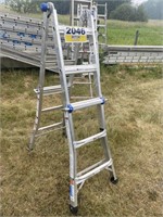 WERNER Adjustable Step Ladder