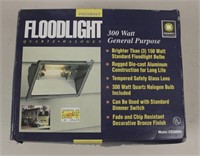 300 Watt Floodlight & Two Lamp Security Light