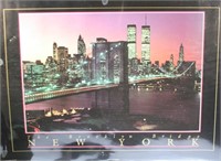 Brooklin Bridge New York Poster 36x24