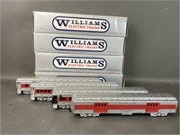 Williams O-gauge 60’ Passenger and Baggage Cars -