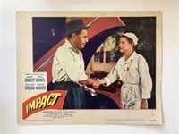 Impact original 1949 vintage lobby card