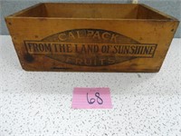Vintage CalPack Fruit Wood Crate