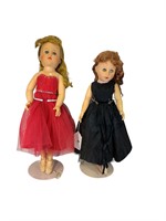 2-1950's AIDA Toe Dancing Dolls