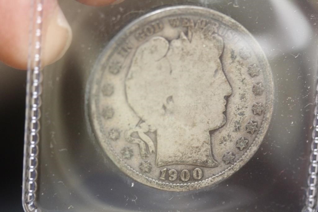 1900 Barber Silver Half Dollar