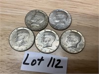 5-1965-1969 Kennedy Half Dollars