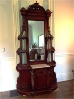 Victorian Hall Stand with Mirror