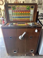 BALLY "CLOVER BELL" ANTIQUE 5¢ SLOT MACHINE