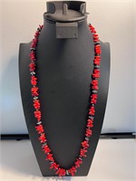 .925 FAS & .925 Austrian Red Coral Crystal