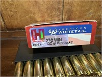 Ammo - 270 Winchester 130gr - Hornady