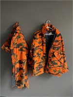 Camo Orange Hunter Coat & Pants