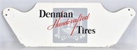 DENMAN HANDCRAFTED TIRES TIN SIGN