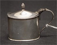 Edward VII sterling silver mustard pot