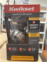 Kwikset deadbolt keyed both side, comes with key