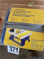 Wet Tile Saw - 7" (Garage)