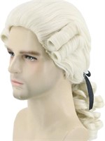 Topcosplay Men's Baroque Wig with Braid