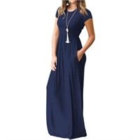 L(US 12-14)  Sz L Mengpipi Women's Maxi Dress  Sho