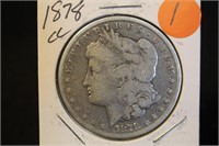 1878-CC Morgan Silver Dollar