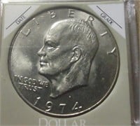 1974 Ike Silver Dollar
