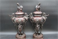 Chinese Bronze Censer Incense Burners