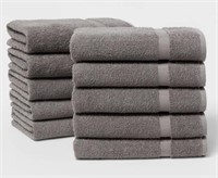 NEW Room Essentials 10pk Bath Towel Bundle Dark