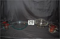 Pyrex Baking Dishes and Measuring Cups