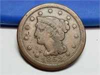 OF) 1852 us large cent