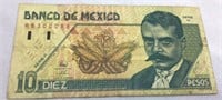 OF) MEXICO 10 PESOS, NICE 1994 SERIES H, HAS BEEN