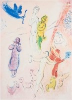 French Litho on Paper Signed Marc Chagall 126/150