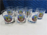(7) DUCKS UNLIMITED Highball 50th Year Glasses