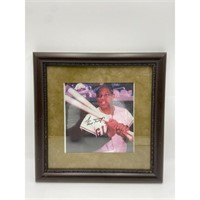 Vintage MLB Willie Mays Autographed Photo w/ COA