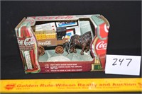 Coca-Cola Horse Drawn Wagon Bank