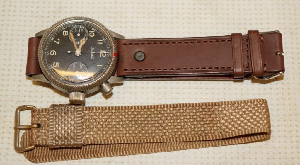 Vintage 1943 Hanhart Luftwaffle Pilot Watch: