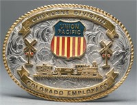 Union Pacific Colorado Award Belt Buckle