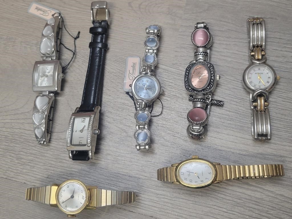 (7) Ladies Fashion Watches 2 w/ Tags