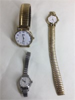 3 women’s Timex watches (one broken)