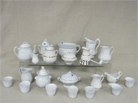 PITCHER & BOWL SET PLUS IRONSTONE: