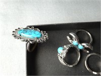 Turquoise Rings / Costume Jewelry