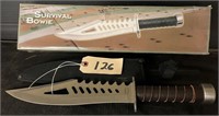 Survival Bowie Knife with Sheath