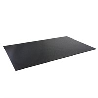 Rubber King Black Exercise Mat with Multipurpose U