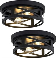 Black Flush Mount Ceiling Light