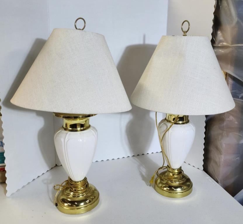 2 Porcelain Lamps