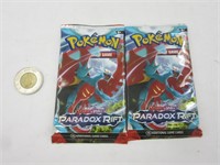 2 pack neufs de cartes Pokémon