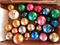 26 glass Christmas ornaments