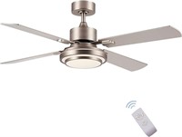 VONLUCE Ceiling Fan with Light, 52" Bidirectional